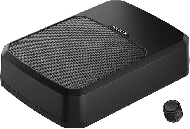 hertz-dba-201-f-subwoofer-amplificato-piatto-200mm-440w image 1