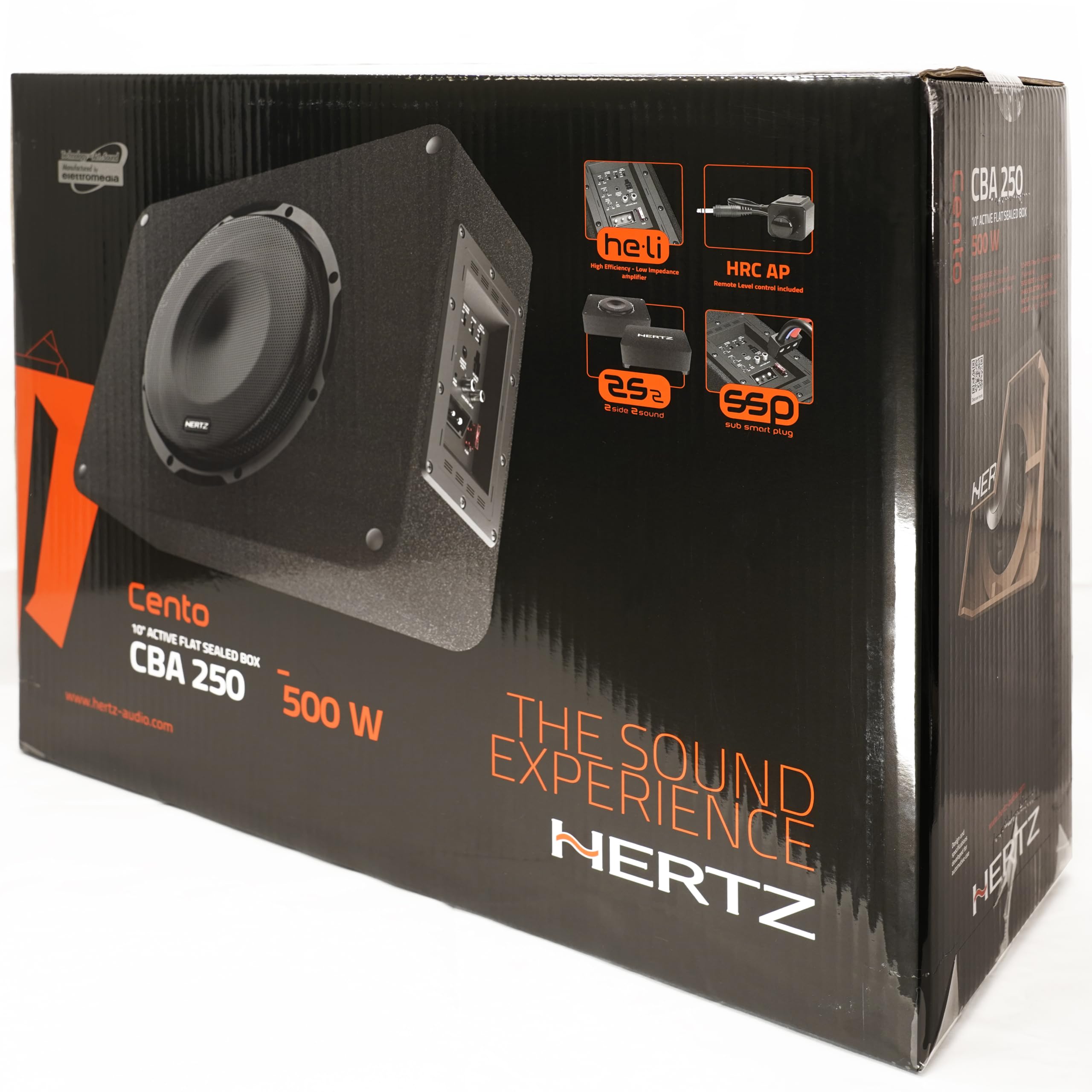 hertz-cba-250-subwoofer-amplificato-250-mm-500w image 6