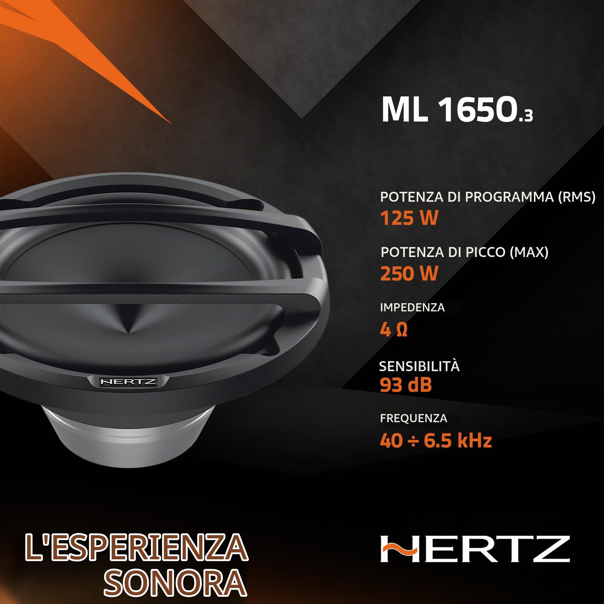 hertz-ml-1650-3-mille-legend-woofer-165-mm-250w-coppia image 5