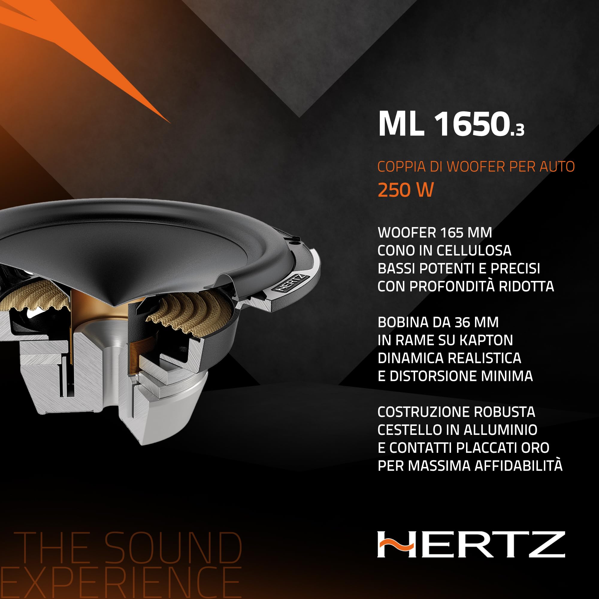 hertz-ml-1650-3-mille-legend-woofer-165-mm-250w-coppia image 4