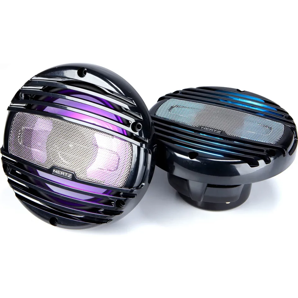 hertz-hmx-6-5-ld-tc-coppia-coassiali-marine-165mm-150w-neri-led-rgb image 1