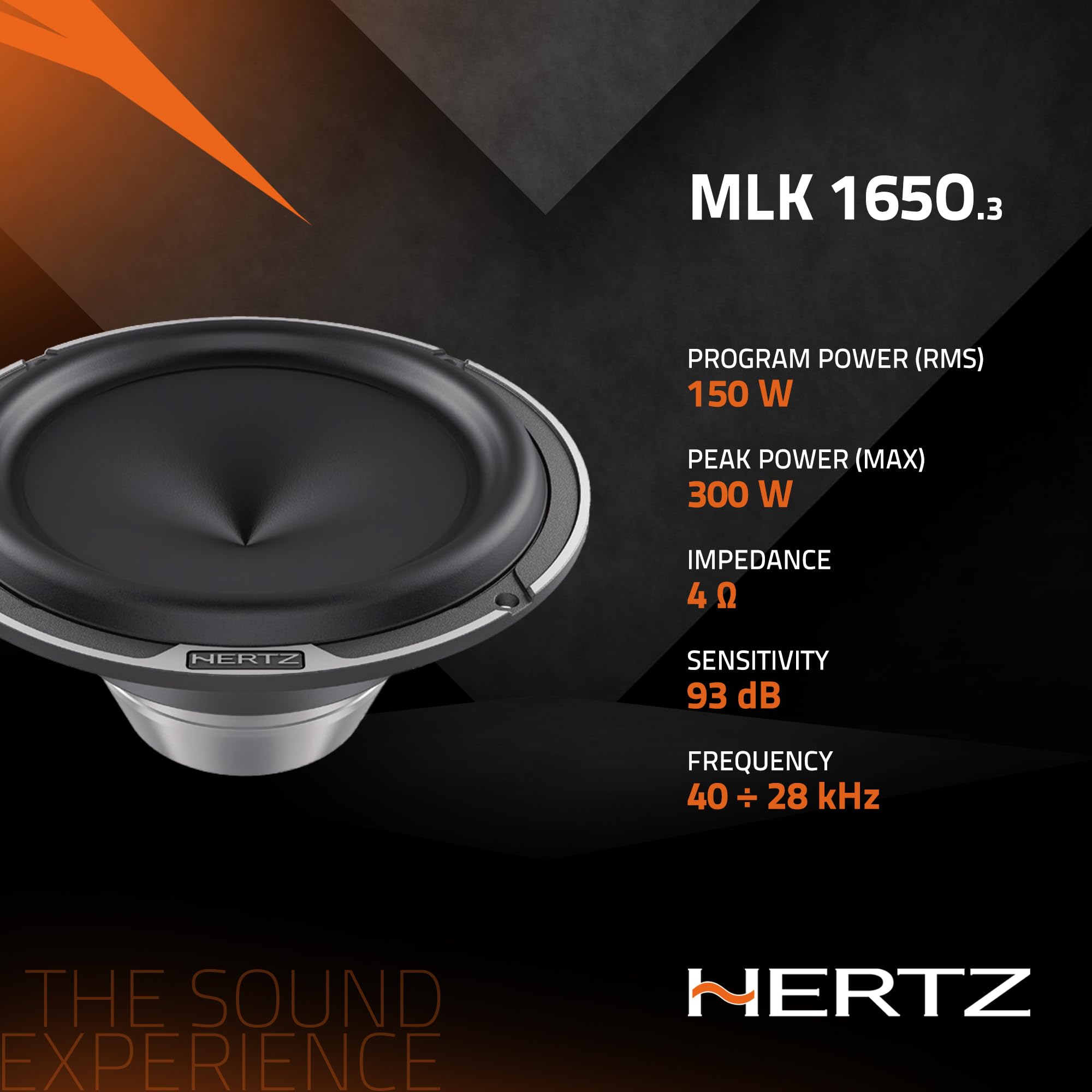 hertz-mlk-1650-3-mille-legend-kit-2-vie-165-mm-300w image 5