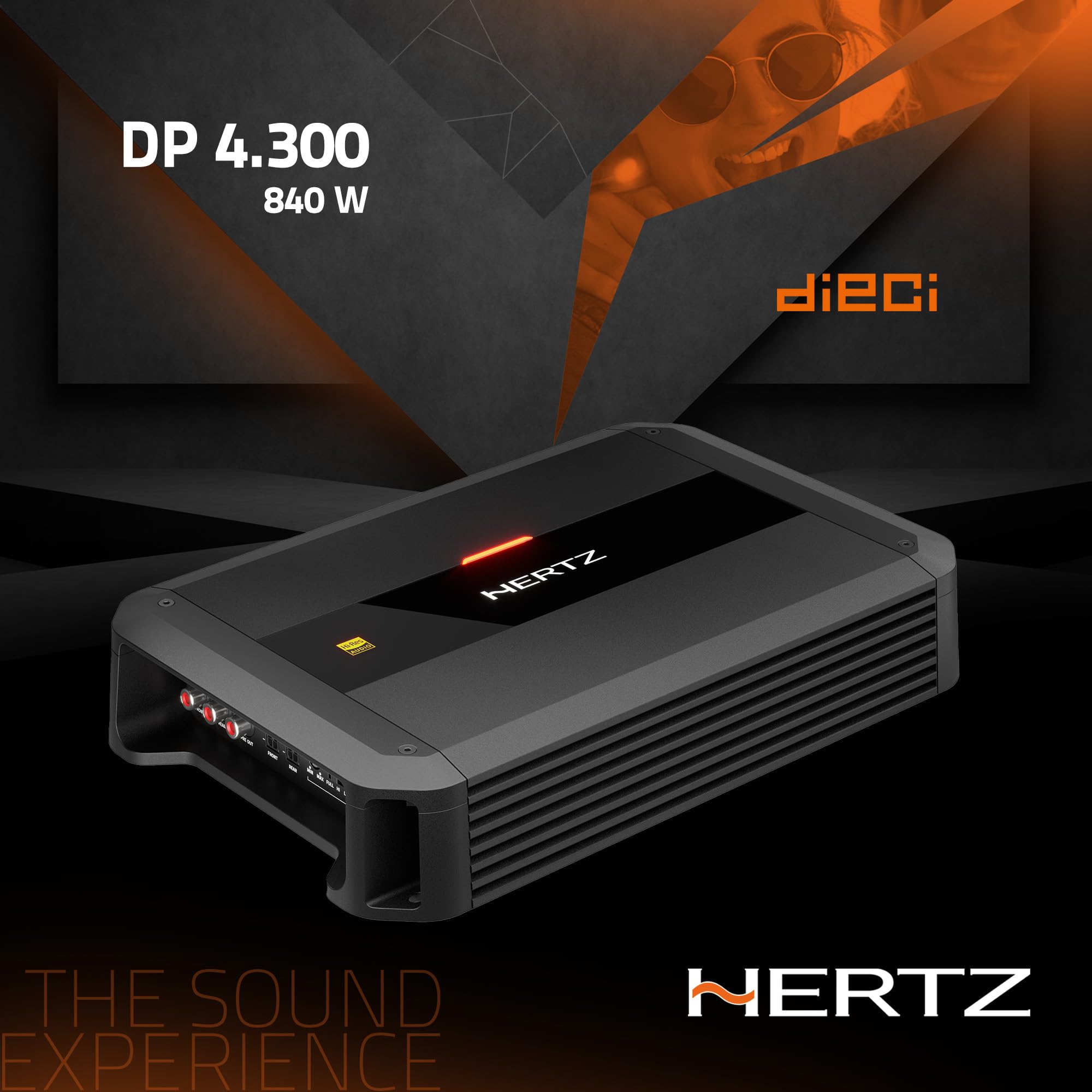 hertz-dieci-power-dp-4-300-amplificatore-4-canali-4x105w-a-2-ohm image 3