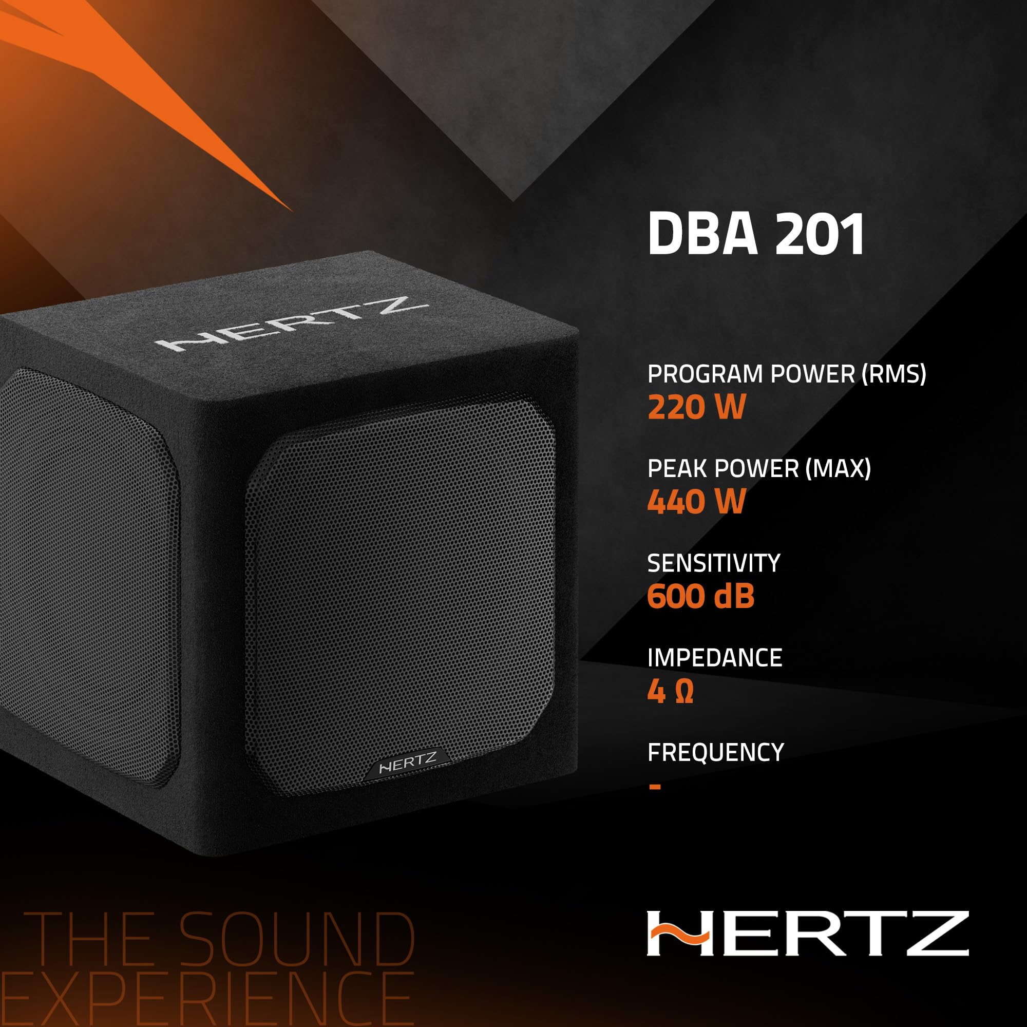 hertz-dba-201-subwoofer-amplificato-200mm-440w image 5