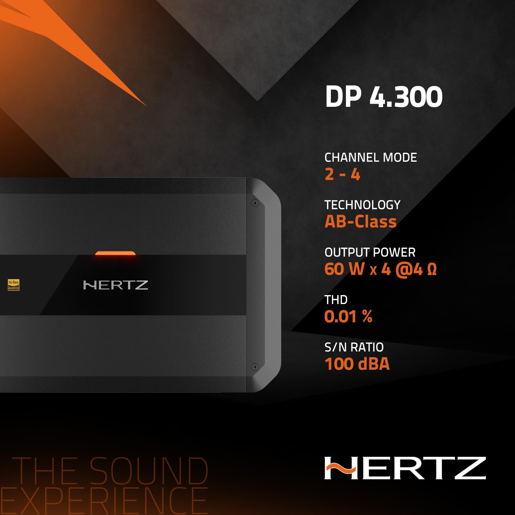 hertz-dieci-power-dp-4-300-amplificatore-4-canali-4x105w-a-2-ohm image 5
