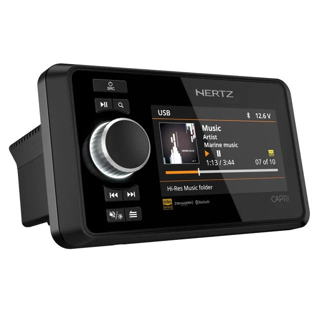 hertz-capri-h100-sorgente-multimediale-marine-bluetooth-usb-hi-res image 1
