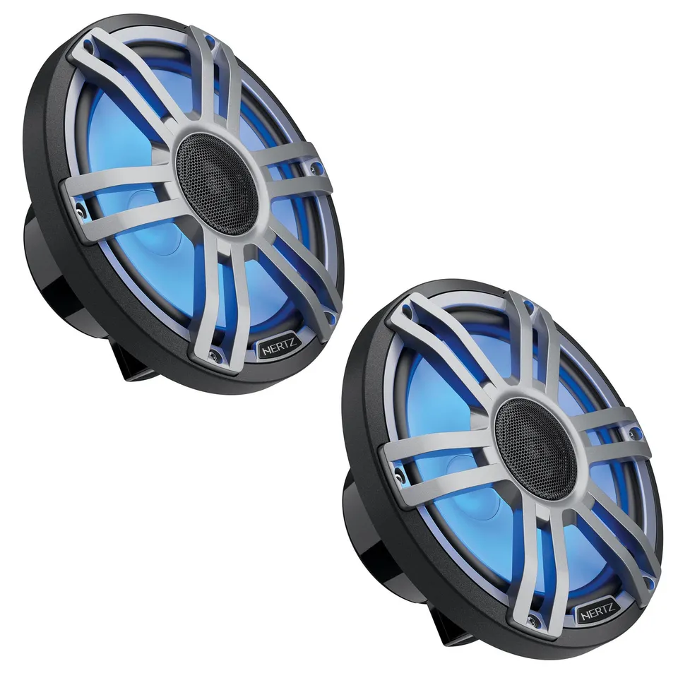 hertz-hmx-8-s-ld-g-coppia-coassiali-marine-200-mm-200w-con-led image 1