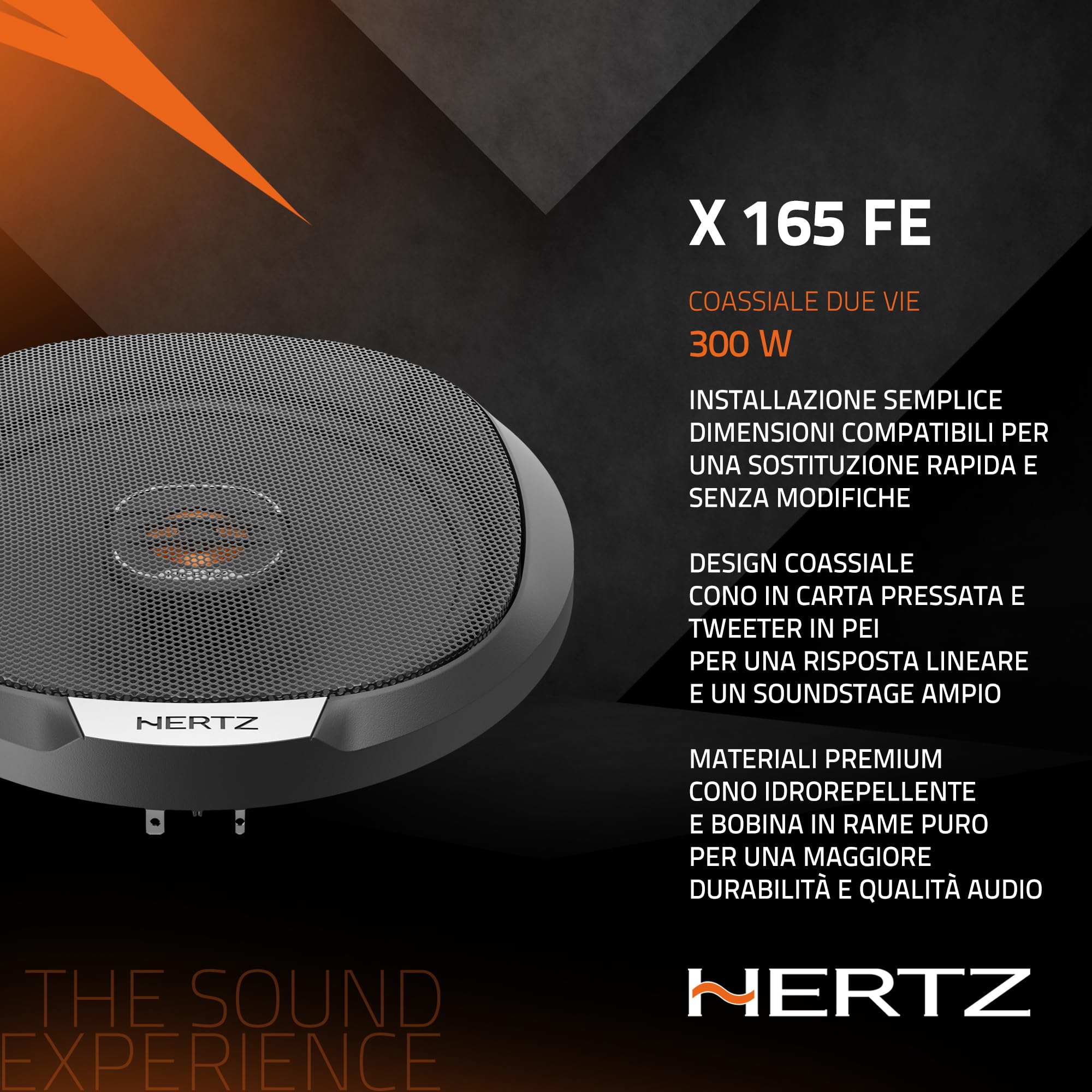 hertz-x-165-fan-edition-coppia-altoparlanti-coassiali-2-vie-165-mm-300w image 4