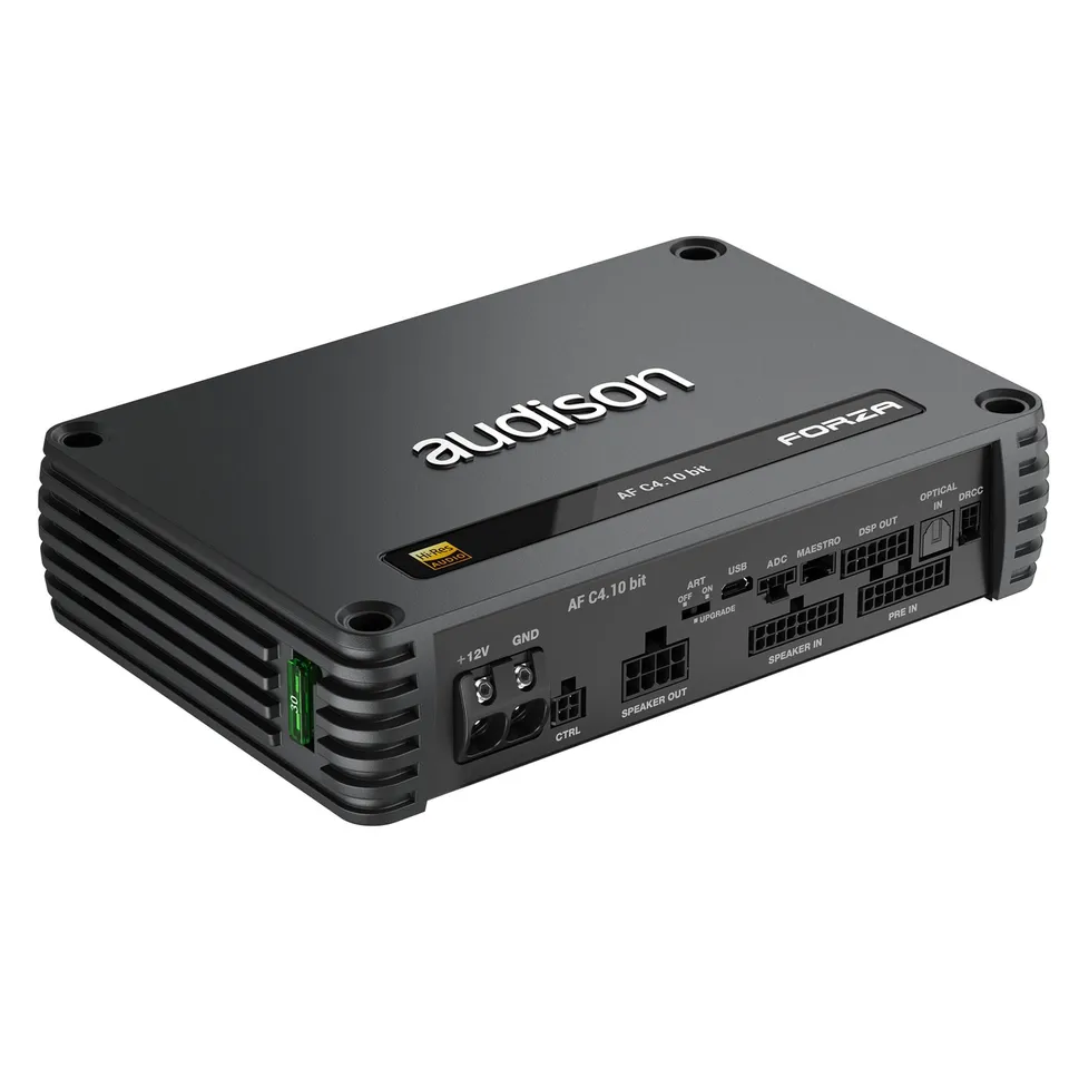 audison-af-c4-10-bit-amplificatore-dsp-4-canali-4x150w-a-2-ohm-con-dsp-10-canali image 1