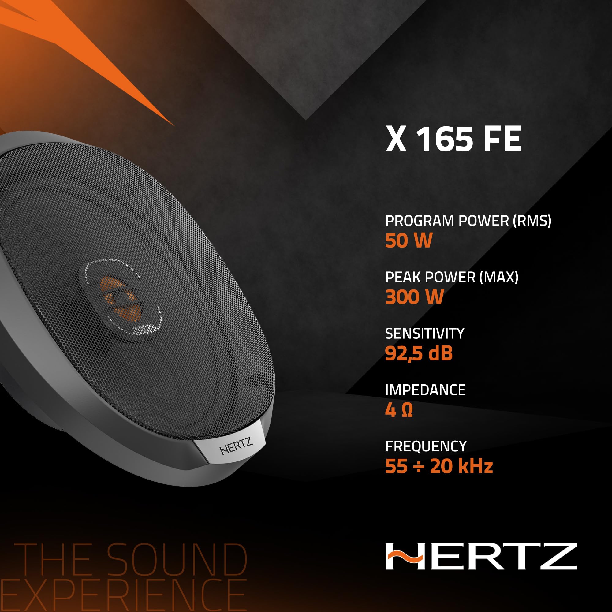 hertz-x-165-fan-edition-coppia-altoparlanti-coassiali-2-vie-165-mm-300w image 5