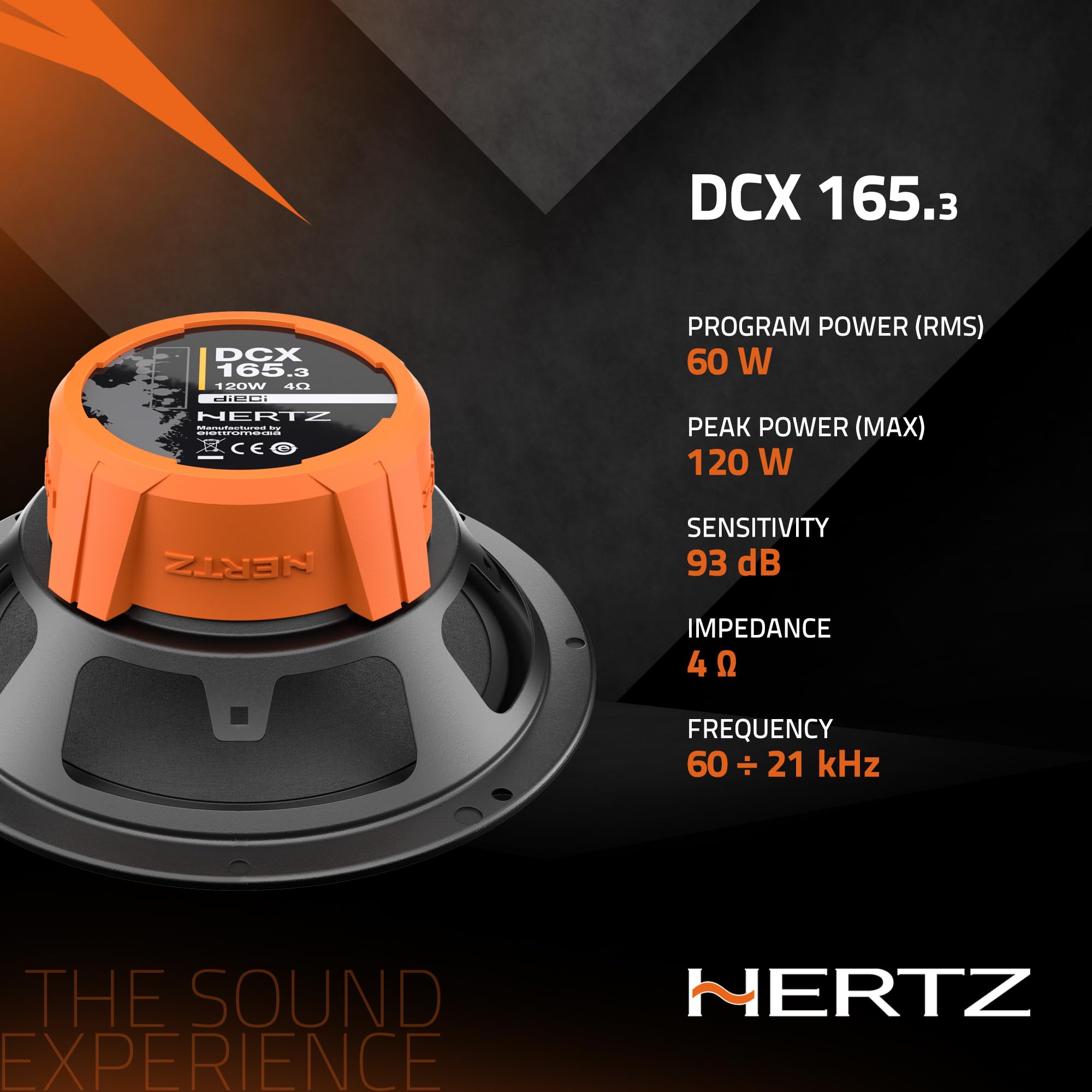 hertz-dcx-165-3-coppia-coassiali-2-vie-165-mm-120w image 5