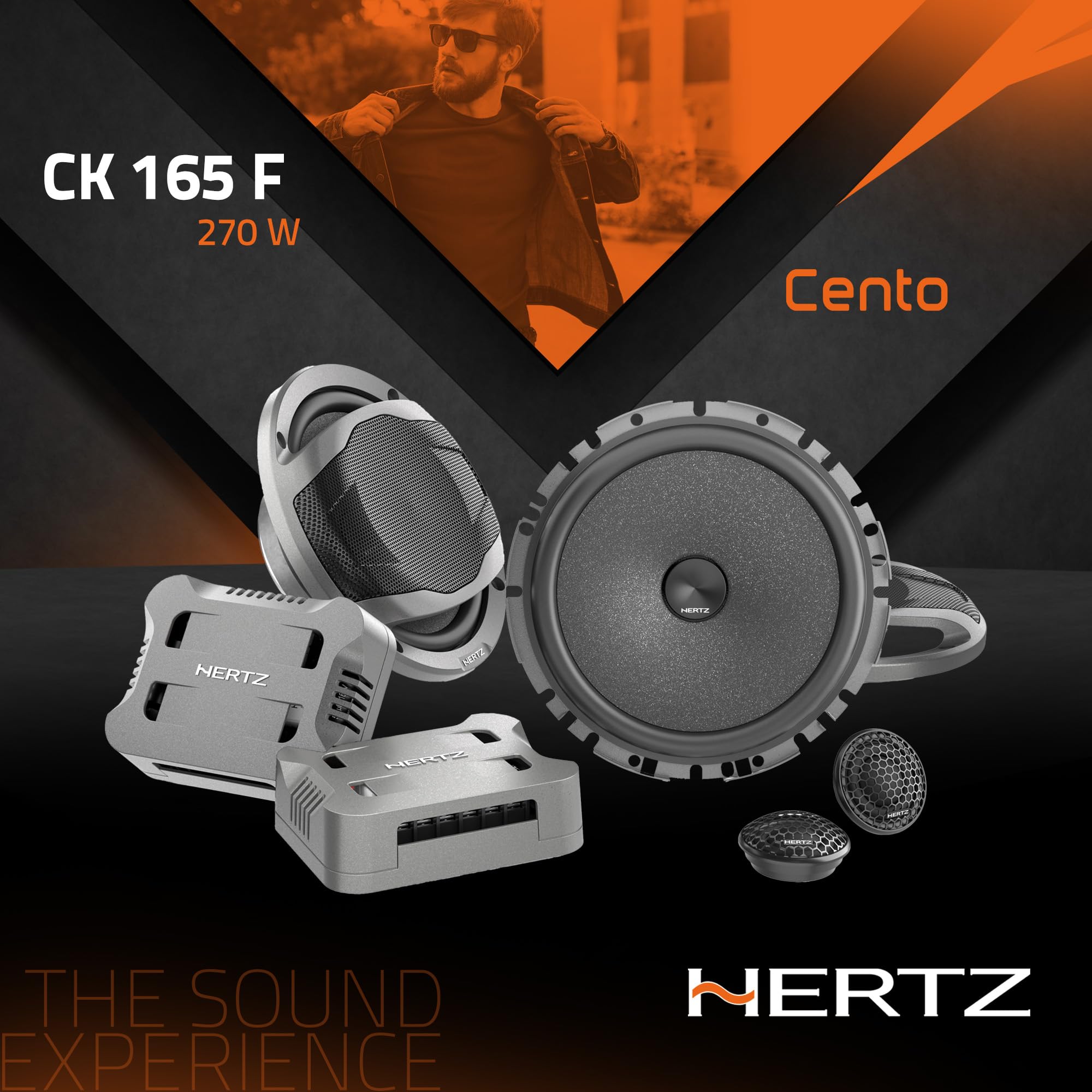 hertz-ck-165-f-kit-2-vie-165-mm-piatto-270w-con-crossover image 3