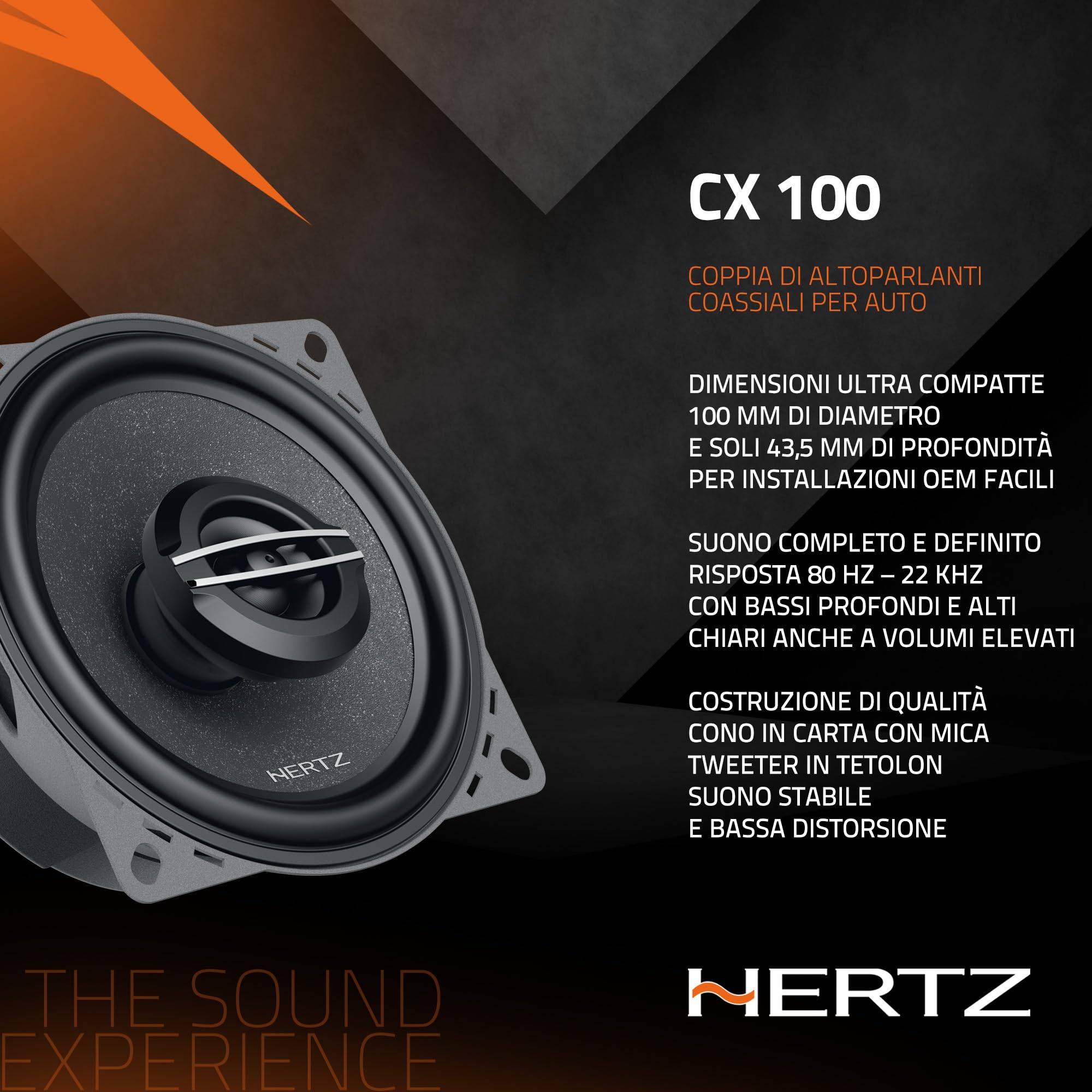 hertz-cx-100-coppia-altoparlanti-coassiali-2-vie-100-mm-120w image 4