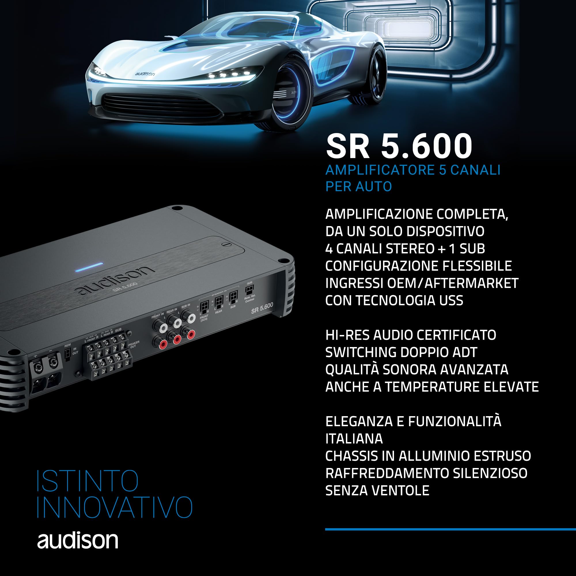 audison-sr-5-600-amplificatore-5-canali-1010w-rms image 3