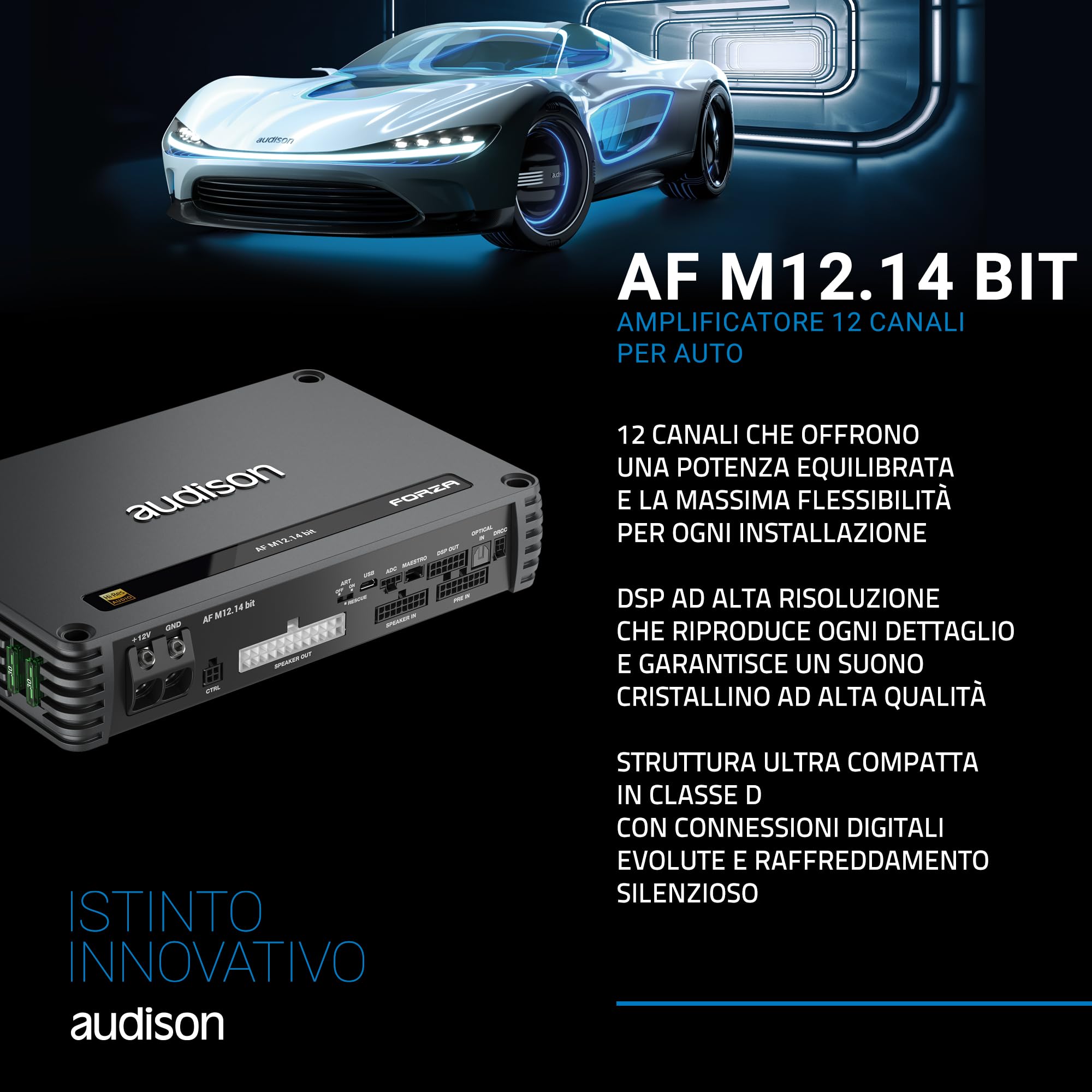 audison-af-m12-14-bit-forza-amplificatore-dsp-12-canali-12x90w-a-2-ohm image 3