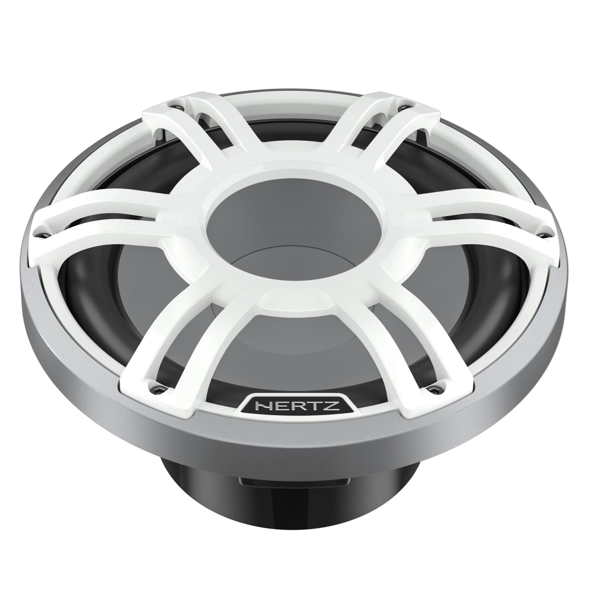hertz-hms-10-s2-ld-sw-1-subwoofer-marino-passivo-25-cm-600-watt-bianco-con-led image 2
