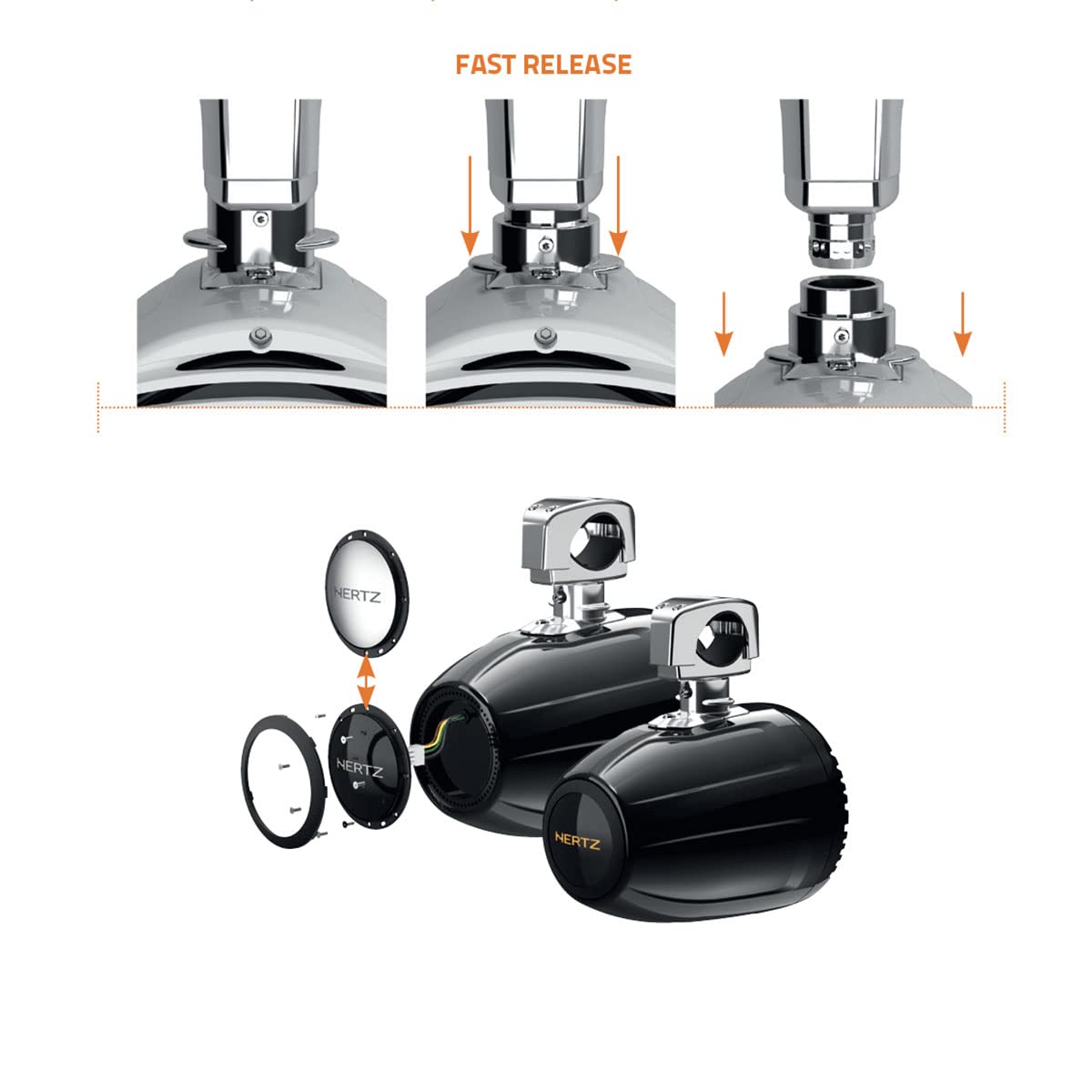 hertz-htx-8-m-cl-tw-tower-marine-led-clamp-200mm-200w-bianco-rgb image 3