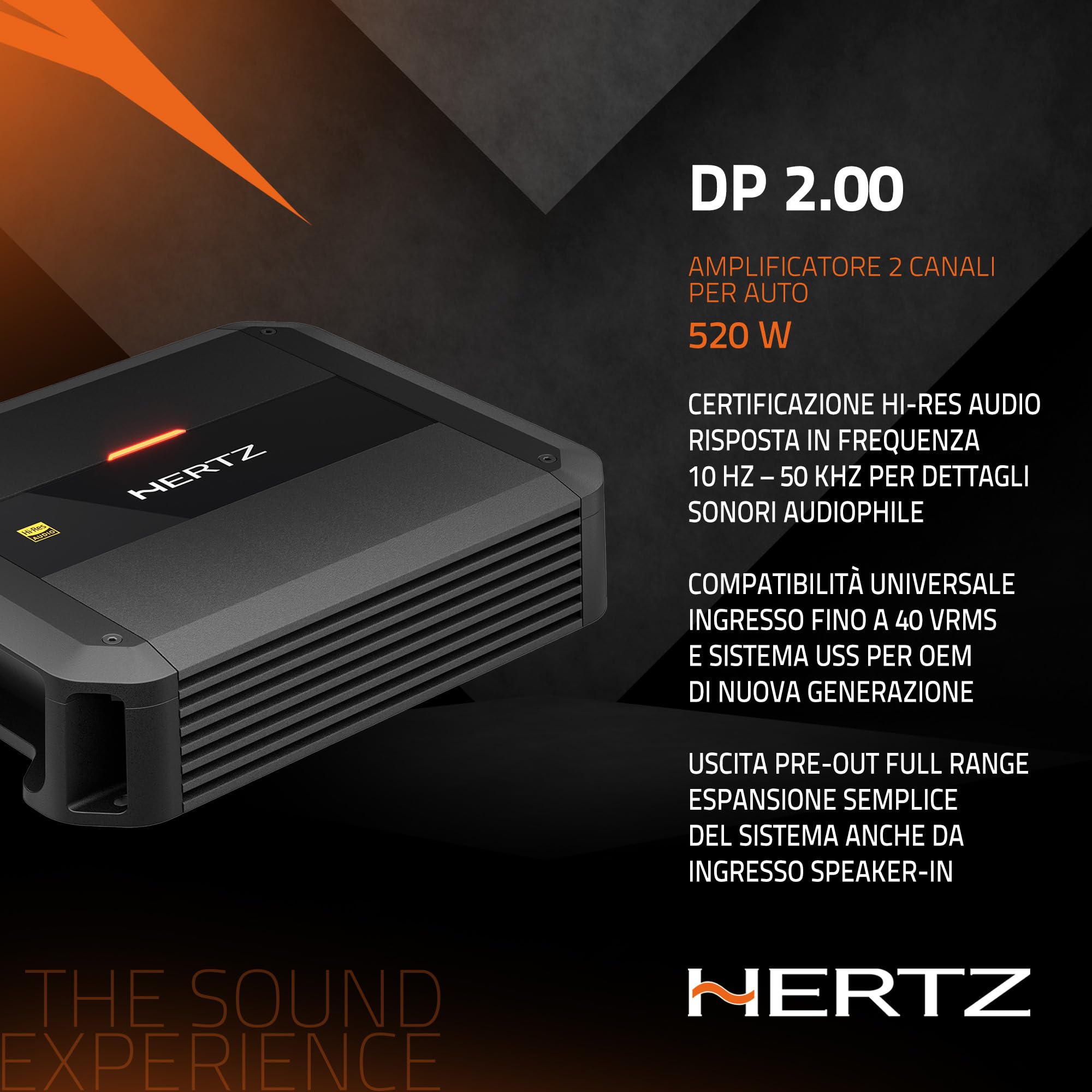 hertz-dieci-power-dp-2-200-amplificatore-2-canali-2x110w-a-2-ohm image 4