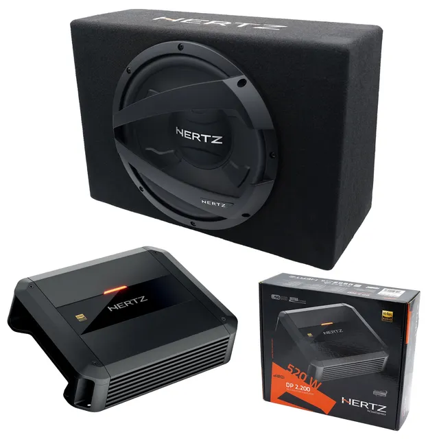 hertz-bundle-dbx-30-3-dp-2-200-sistema-subwoofer-30-cm-box-amplificatore image 1