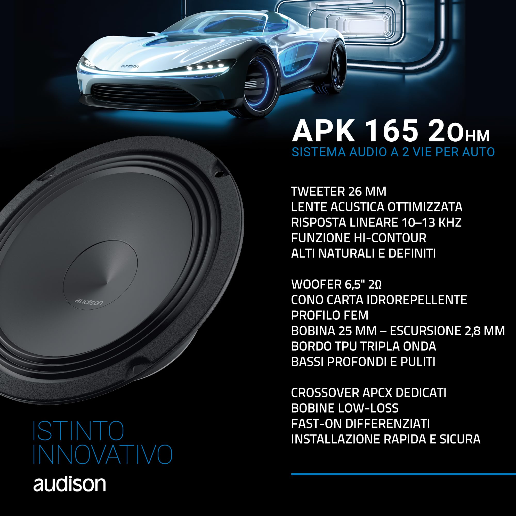 audison-apk-165-2-ohm-kit-2-vie-165-mm-300w image 3