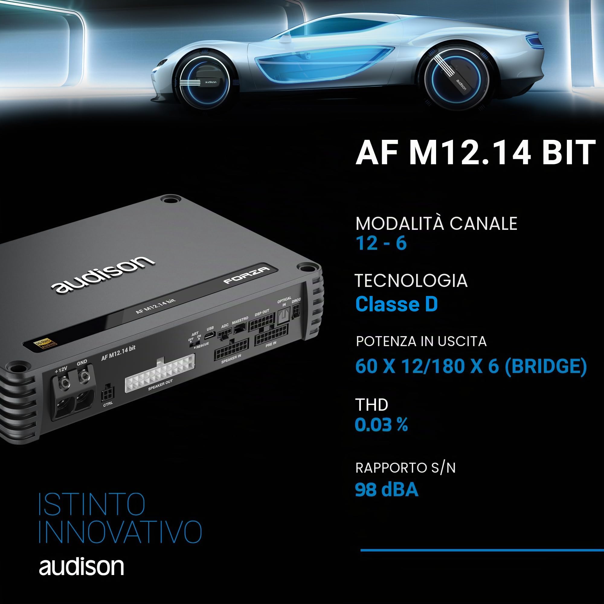 audison-af-m12-14-bit-forza-amplificatore-dsp-12-canali-12x90w-a-2-ohm image 4
