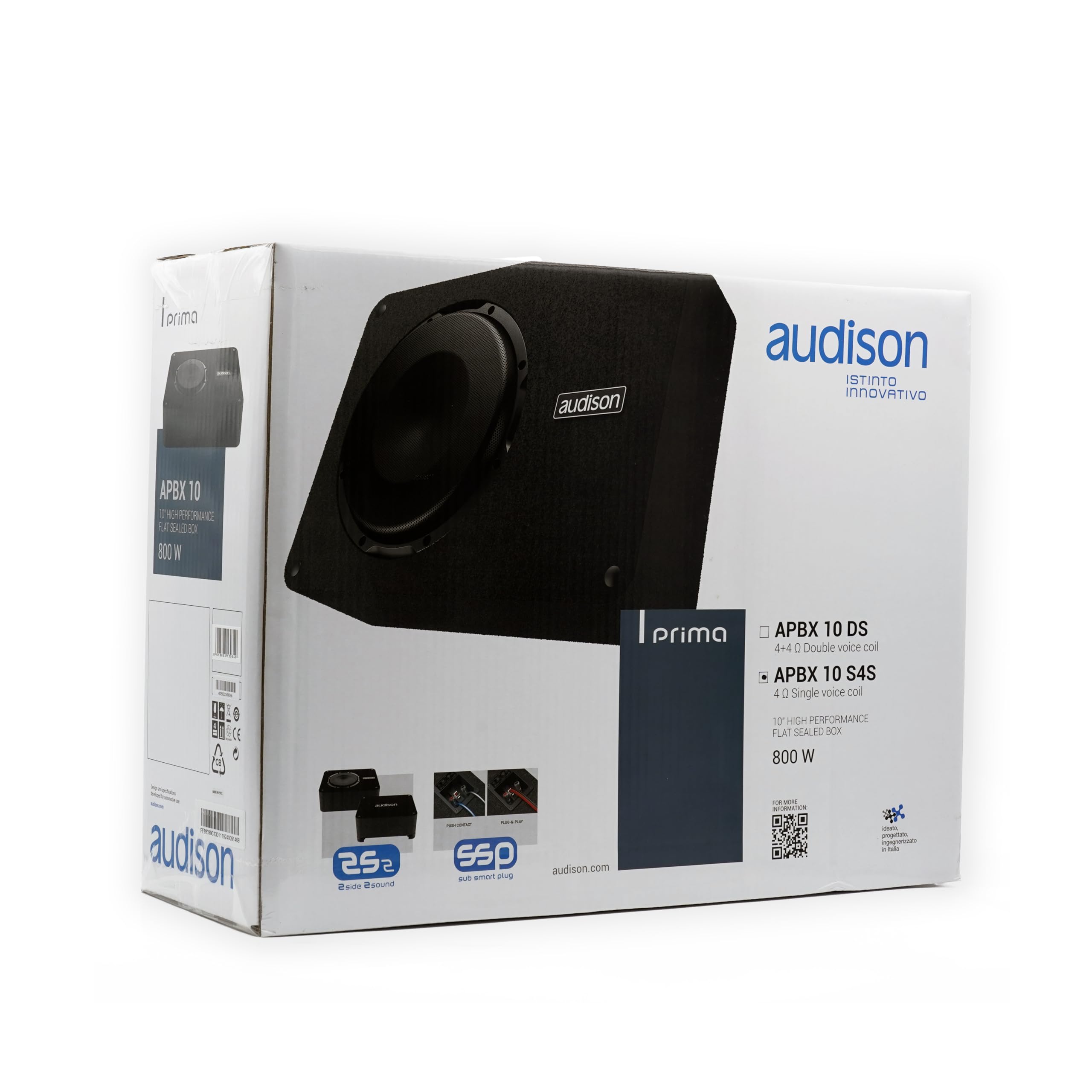 audison-apbx-10-s4s-subwoofer-in-cassa-chiusa-250-mm-800w image 8