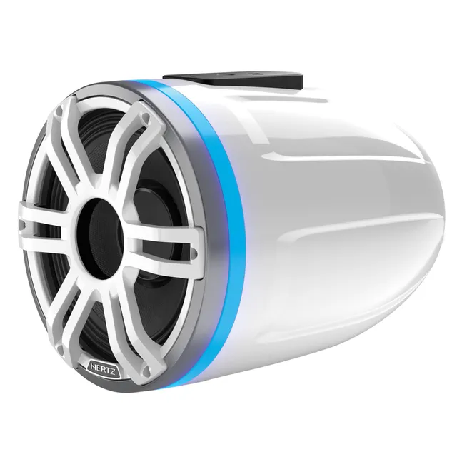 hertz-htx-8h-s-fl-sw-altoparlante-marine-tower-da-8-bianco-rgb-400-watt-singolo image 1
