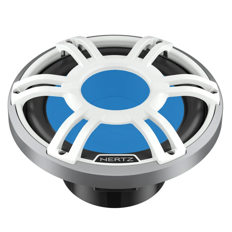 hertz-hms-10-s2-ld-sw-1-subwoofer-marino-passivo-25-cm-600-watt-bianco-con-led image 1