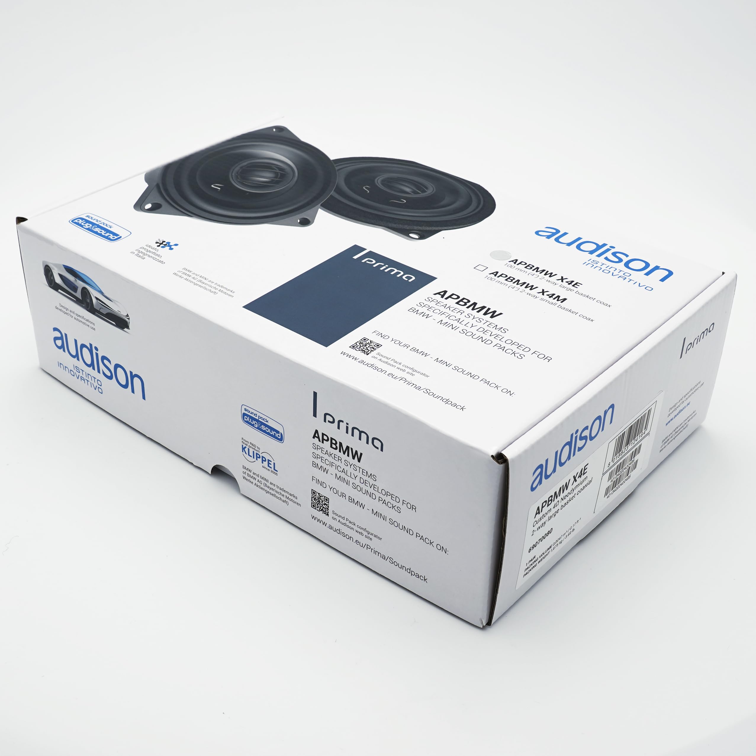 audison-apbmw-x4e-coppia-coassiali-2-vie-100mm-80w-per-bmw-mini image 8