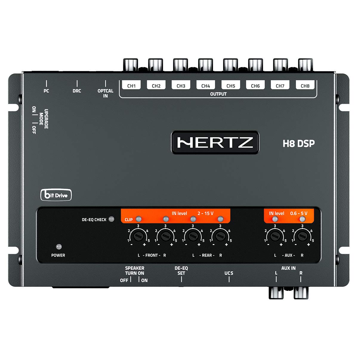 hertz-h8-dsp-drc-processore-audio-digitale-8-canali-con-remote-control image 1