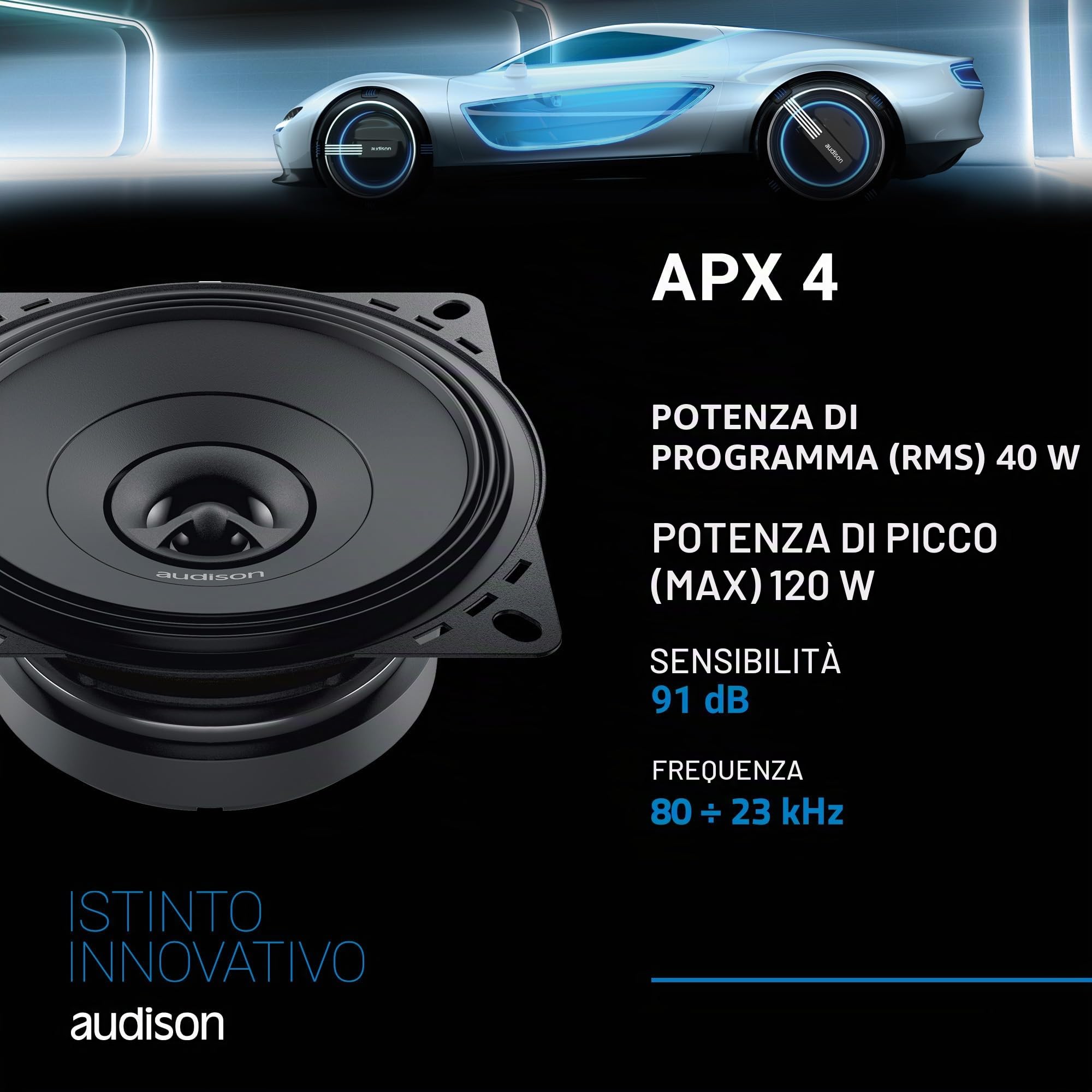 audison-apx-4-coppia-altoparlanti-coassiali-2-vie-100-mm-120w image 4