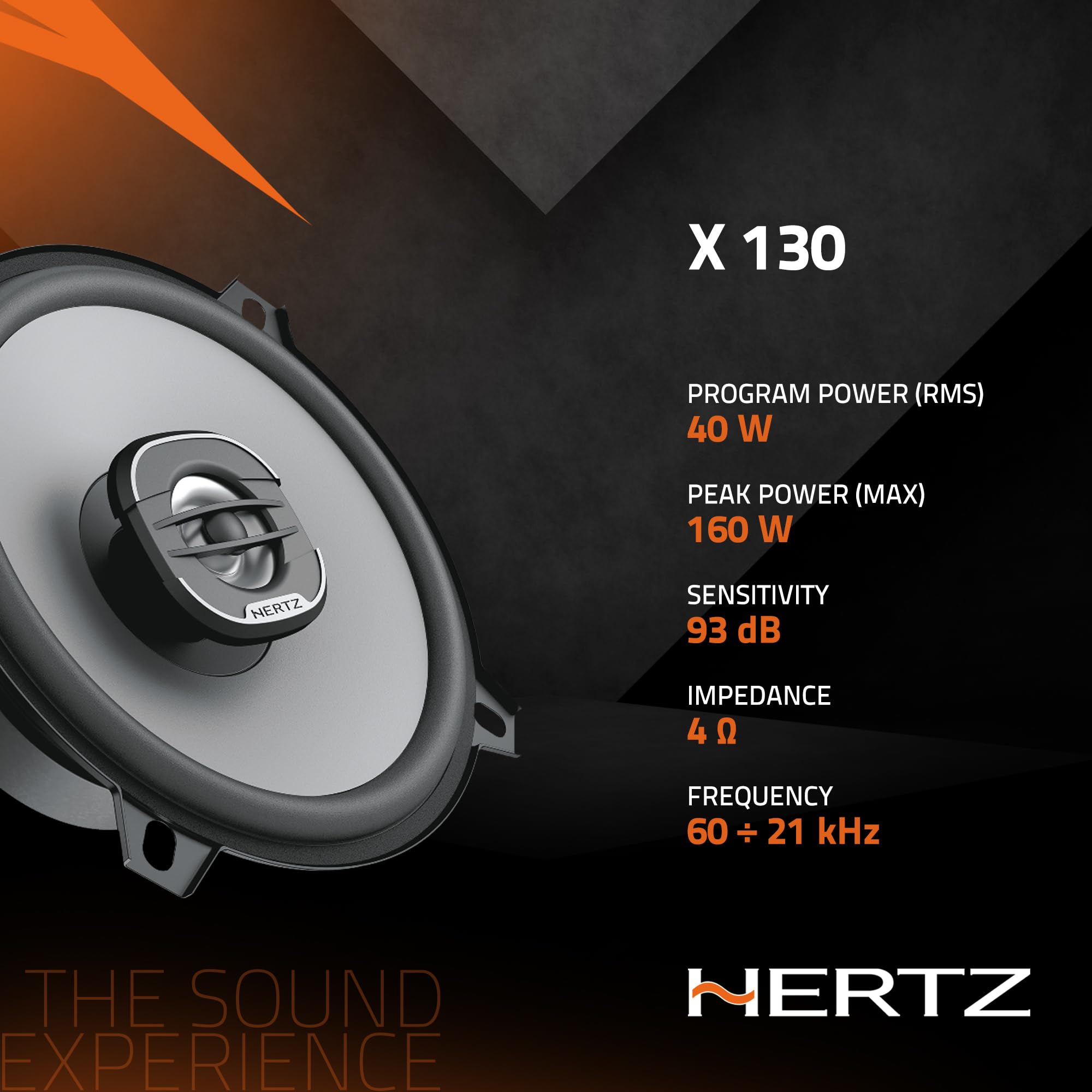 hertz-x-130-coppia-altoparlanti-coassiali-2-vie-130-mm-160w image 5
