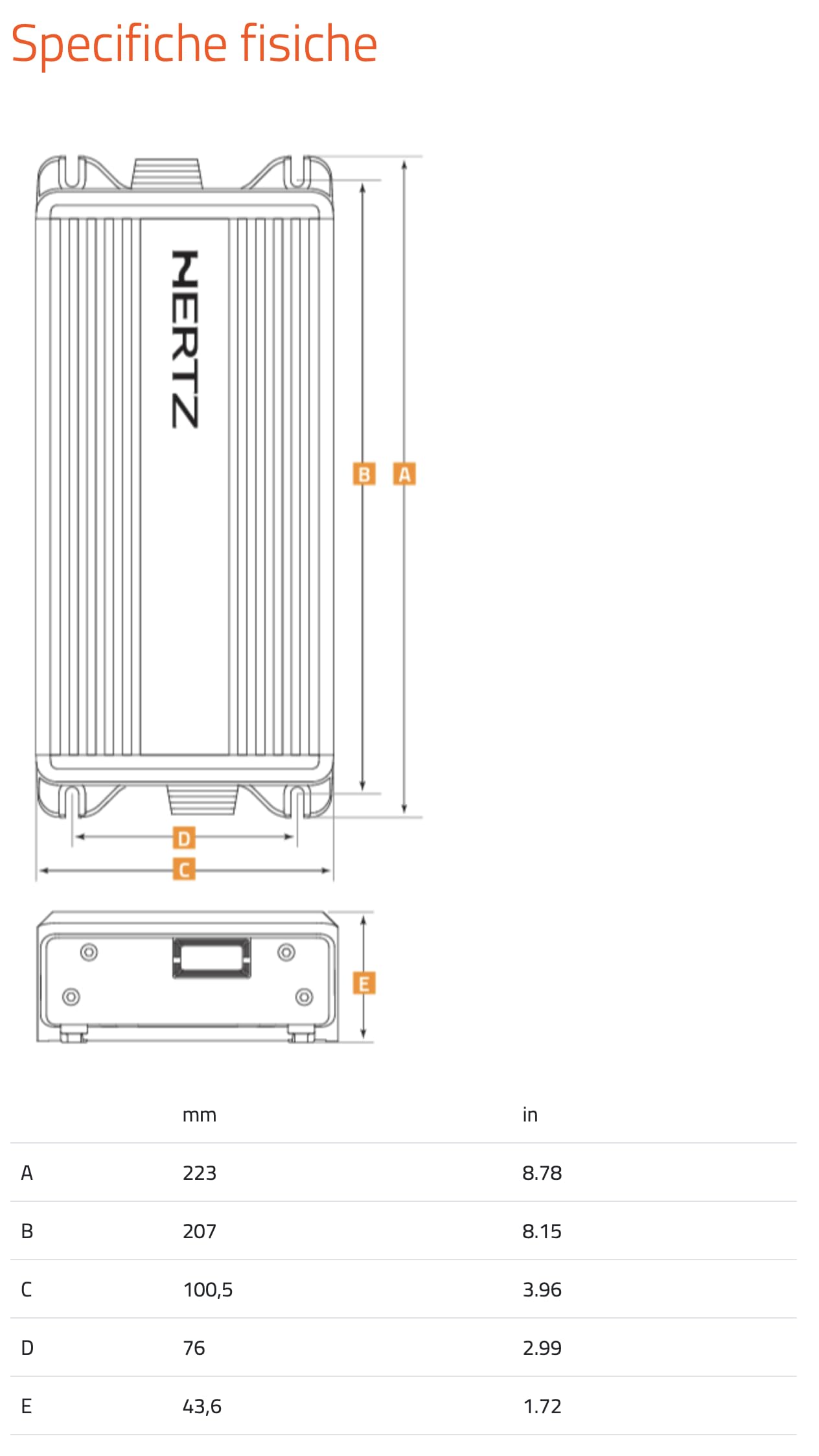 hertz-hmp-4d-amplificatore-marine-4-canali-4x65w-ip64 image 5