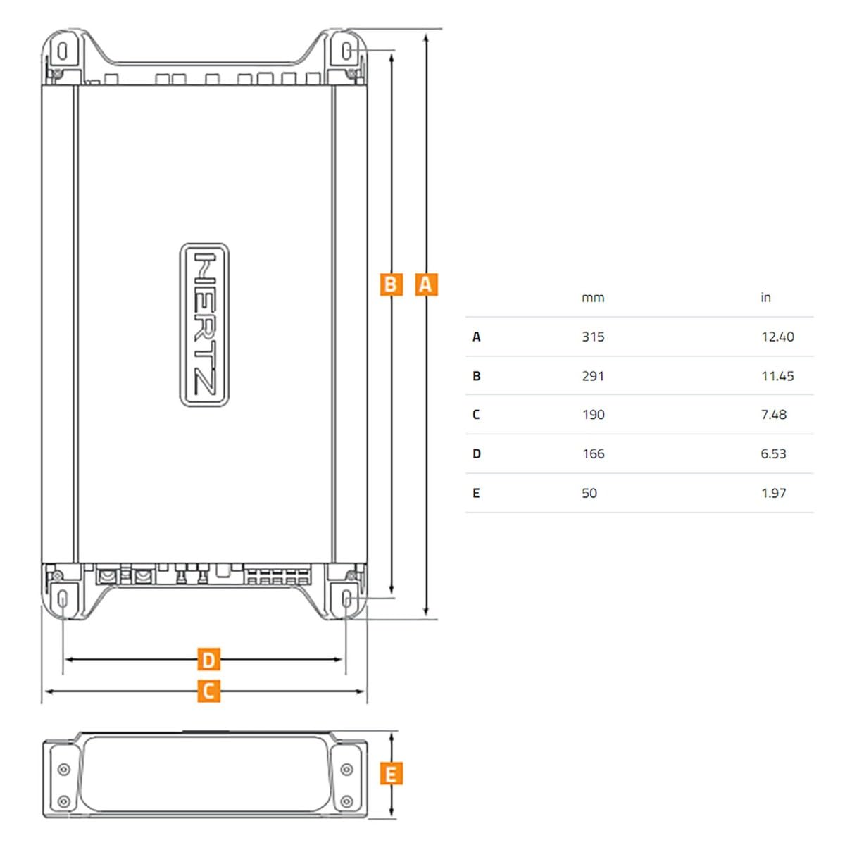 hertz-hcp-4mdk-amplificatore-4-canali-marine-classe-d-4x250w-a-2-ohm image 4