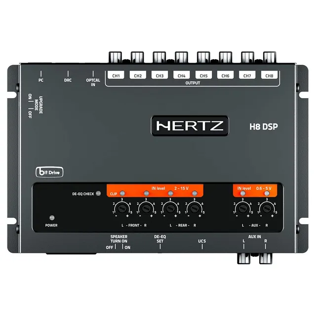 hertz-h8-dsp-drc-processore-audio-digitale-8-canali-con-remote-control image 1