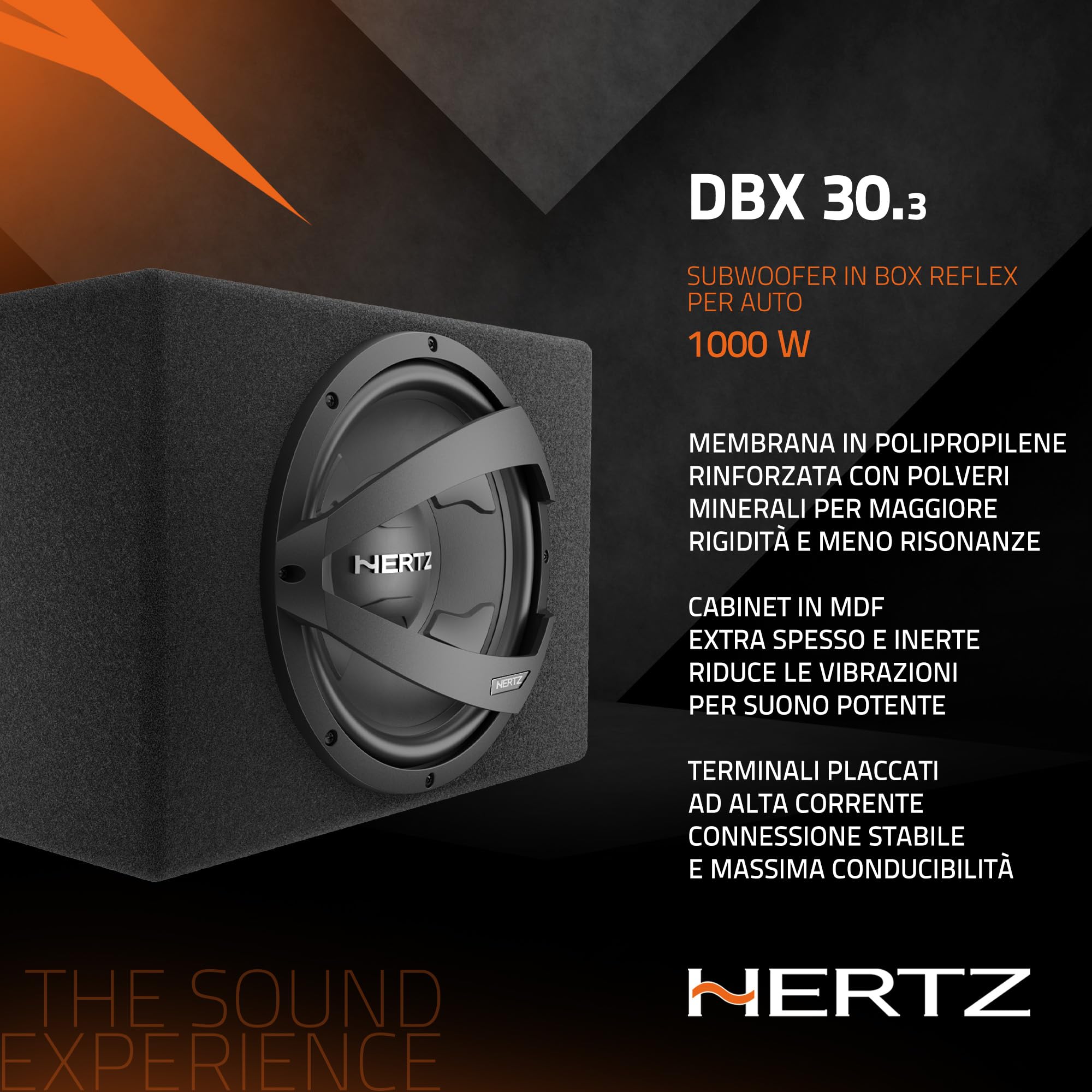 hertz-dbx-30-3-subwoofer-in-box-reflex-300-mm-1000w image 4